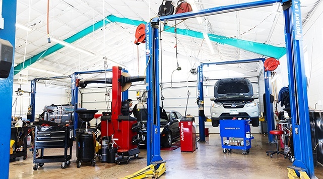 Front side of the shop